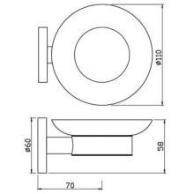 Мыльница Jaquar Continental ACN-CHR-1131N