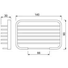 Мыльница Jaquar Continental ACN-CHR-1177N