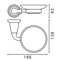Мыльница Art&Max Bianchi AM-E-2603-BR