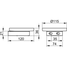 Мыльница KEUCO Smart.2 14755019000