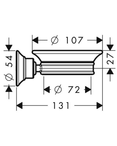 Мыльница Axor Montreux 42033000
