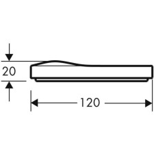 Мыльница Axor Massaud 42233000