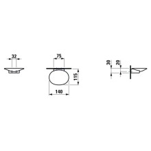 Мыльница Laufen New Classic 8.7385.6.000.000.1