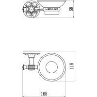 Мыльница Savol 58A S-005859A