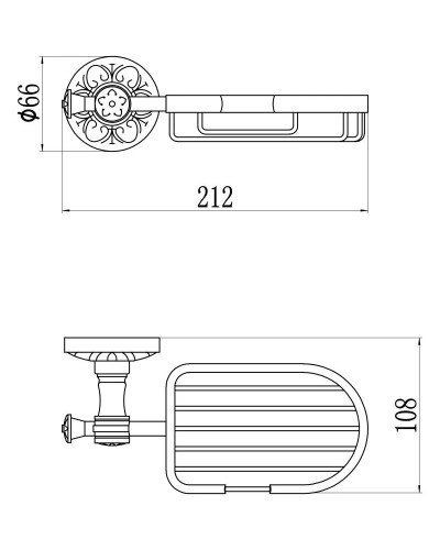 Мыльница Savol 58A S-005832A