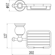 Мыльница Savol 57B S-05732B
