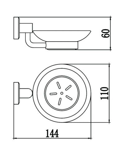 Мыльница Savol 95 S-009559