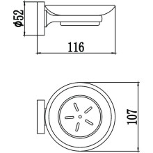 Мыльница Savol 87 S-008759