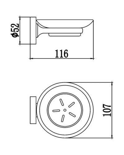 Мыльница Savol 87 S-008759