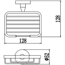Мыльница Savol 87 S-008732