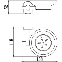 Мыльница Savol 99 S-009959