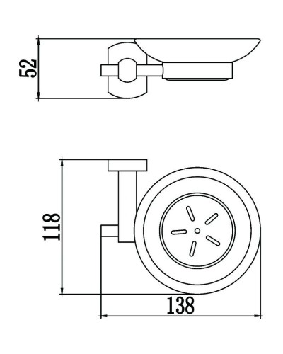 Мыльница Savol 99 S-009959