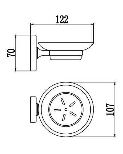 Мыльница Savol 70 S-007059