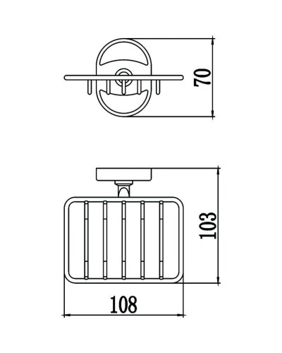 Мыльница Savol 70 S-L07032