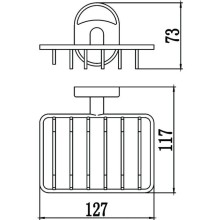 Мыльница Savol 70 S-007032