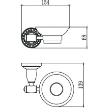 Мыльница Savol 66C S-006659C