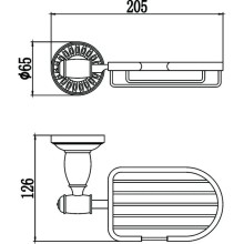 Мыльница Savol 66H S-006632H