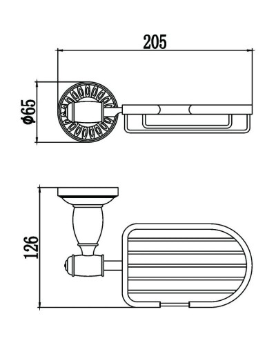Мыльница Savol 66H S-006632H