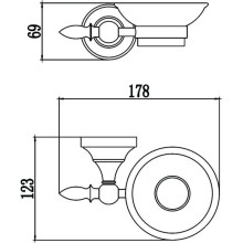 Мыльница Savol 68BD S-BD6859