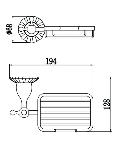 Мыльница Savol 89C S-08932C