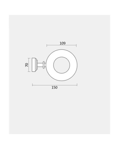 Мыльница Magliezza Kollana 80503-CR