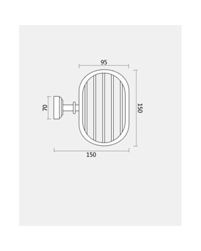 Мыльница Magliezza Kollana 80507-CR