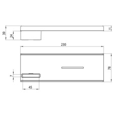 Мыльница Bossini V00116.030