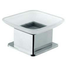 Мыльница Bemeta Plaza 140108191 Хром/Прозрачный