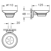Мыльница Vitra Q-Line A44992