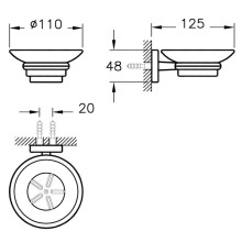 Мыльница Vitra Q-Line A44992