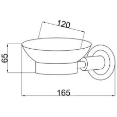 Мыльница Boheme Murano Cristal 10903-CRST-CH