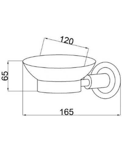 Мыльница Boheme Murano Cristal 10903-CRST-CH