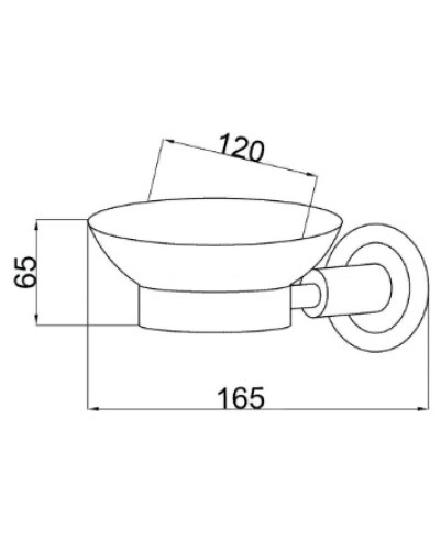 Мыльница Boheme Murano Cristal 10903-CRST-BR