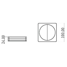 Мыльница Boheme 10960-B-CR