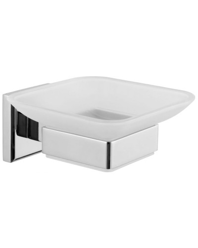Мыльница стеклянная Felice Eterno FL 1015 cromo 10.5x12x5.5 см