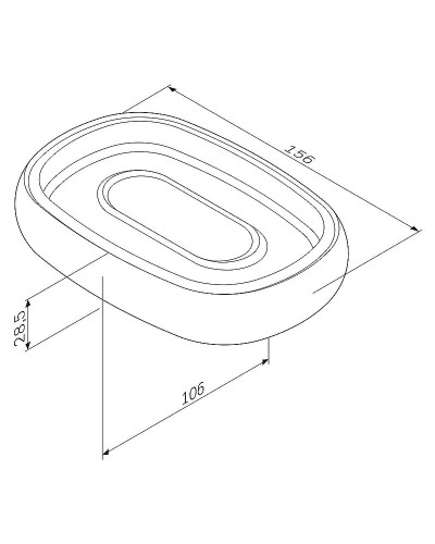 Мыльница AM.PM Sensation A3031200 Хром