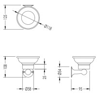 Мыльница Devon&Devon New York NY101CR