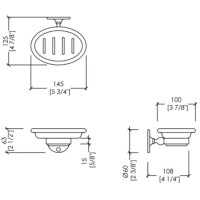 Мыльница Devon&Devon Cavendish WM01CR