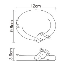 Мыльница WasserKRAFT Lippe K-8129 Оранжевая