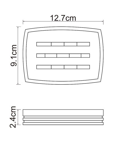 Мыльница WasserKRAFT Main K-4729 Белая матовая