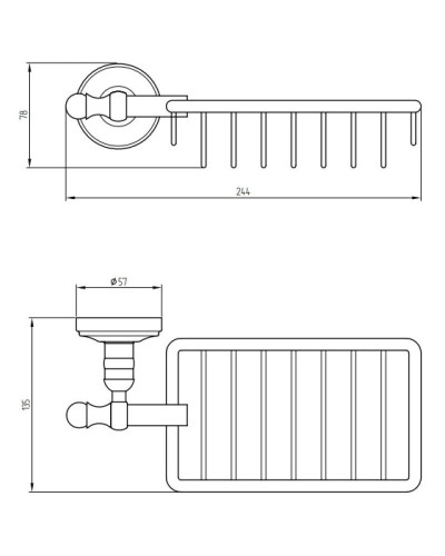 Мыльница Migliore Mirella 17295