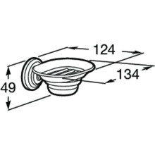 Мыльница Roca Carmen 817005001