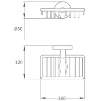 Мыльница Teka Alaior 17064020N2