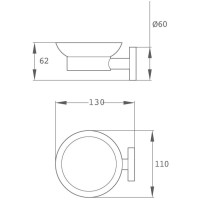 Мыльница Teka Alaior 17067020G2