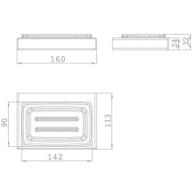 Мыльница Teka Formentera 17082020BZ