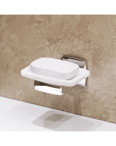 Мыльница AM.PM Gem A9034200 Хром Белая