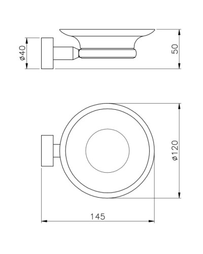 Мыльница Nicolazzi Minimale 1487MCR