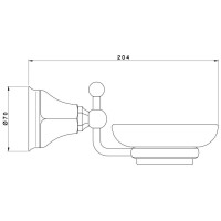 Мыльница Nicolazzi Teide 1487CR05