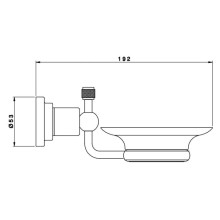 Мыльница Nicolazzi Arena 1487CR44