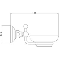Мыльница Nicolazzi Le Pietre 1487CR09